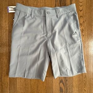 adidas Gray Men's Flat Front Shorts